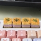 1pc Taro Paste Meat Floss Cake Artisan Clay Food Keycaps ESC MX for Mechanical Gaming Keyboard